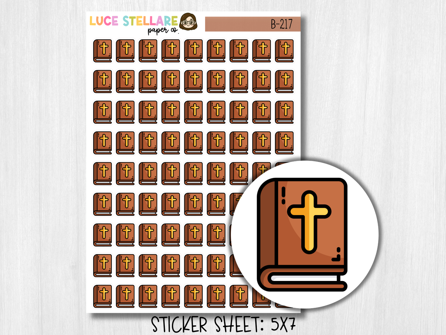 Bible Planner Stickers / B-217