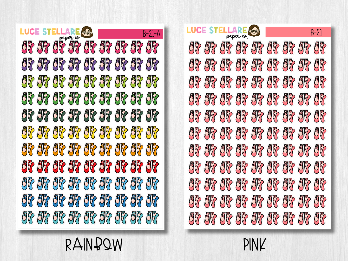 Ballet Planner Stickers / B-21