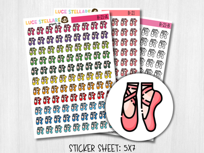 Ballet Planner Stickers / B-21