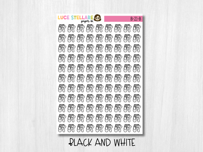 Ballet Planner Stickers / B-21
