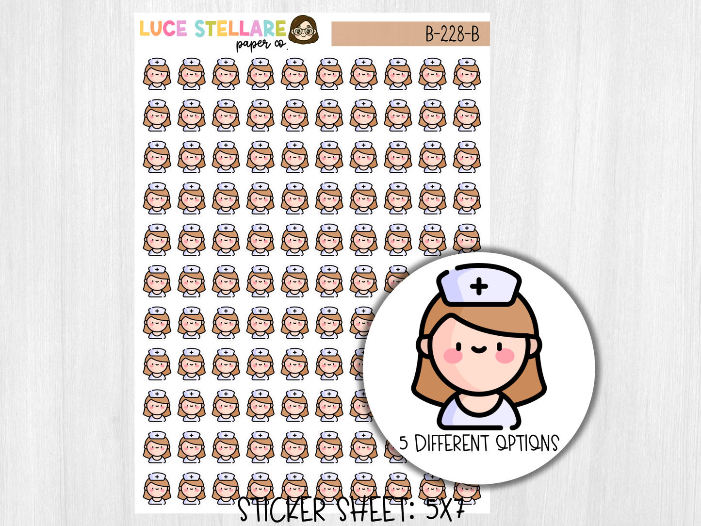 Nurse Planner Stickers / B-228