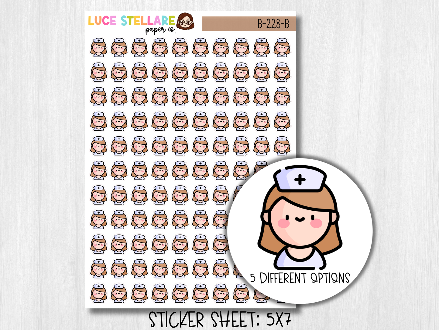 Nurse Planner Stickers / B-228