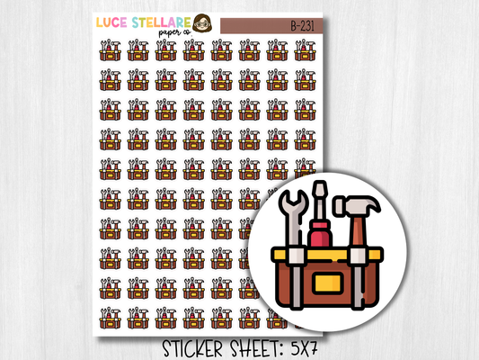 Toolbox Planner Stickers / B-231