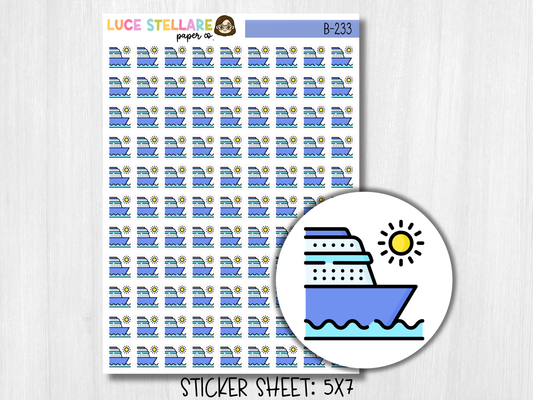 Cruise Planner Stickers / B-233