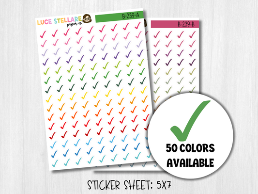 Checkmark Icon Planner Stickers / B-239