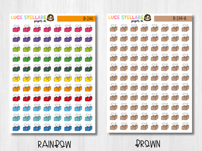 Tissue Box Planner Stickers / Sick Day Planner Stickers /B-244