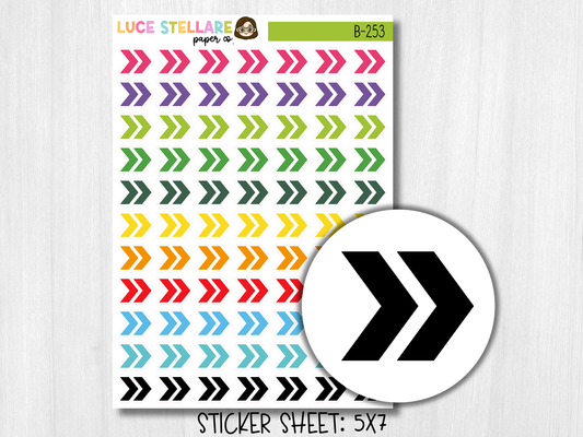 Arrow Planner Stickers / B-253