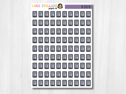 E-reader Planner Stickers / B-261