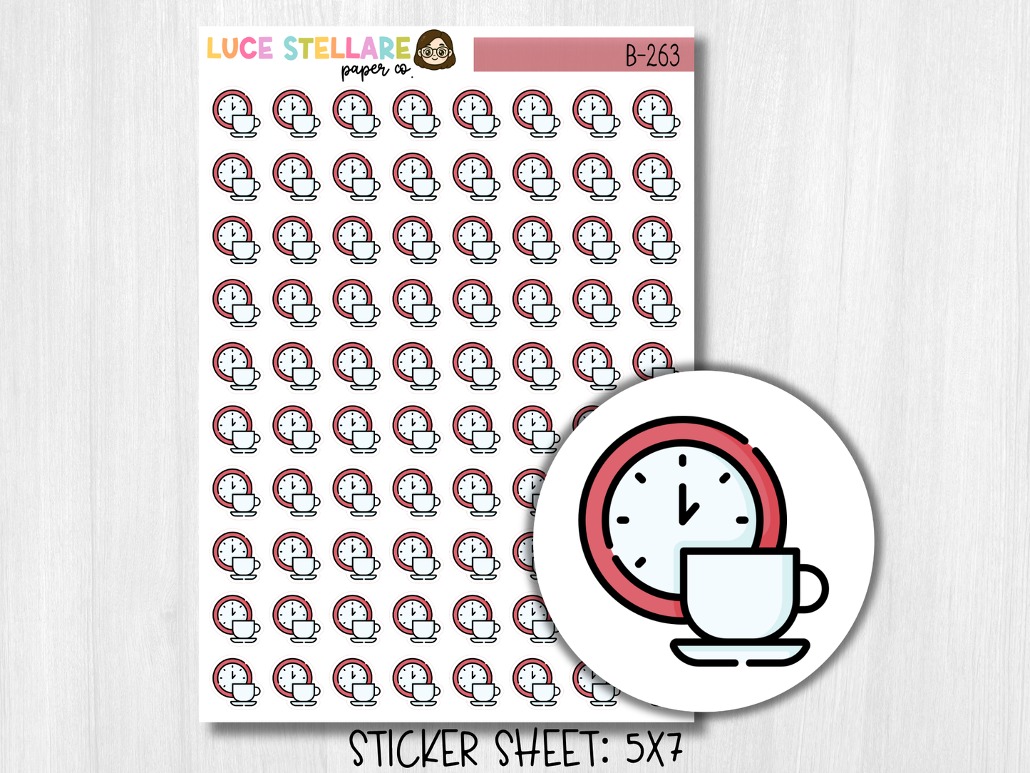 Coffee Break Planner Stickers / B-263