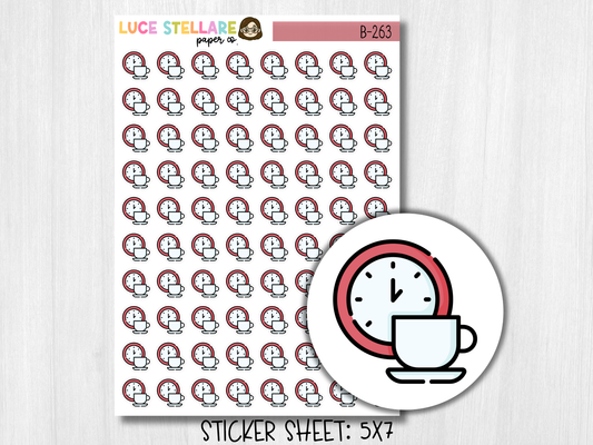 Coffee Break Planner Stickers / B-263