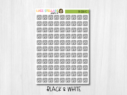 Dishwasher Icon Planner Stickers / B-266