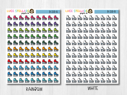Ice Skates Planner Stickers / B-268