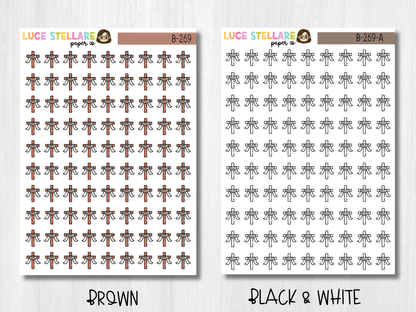 Cross Church Planner Stickers / B-269