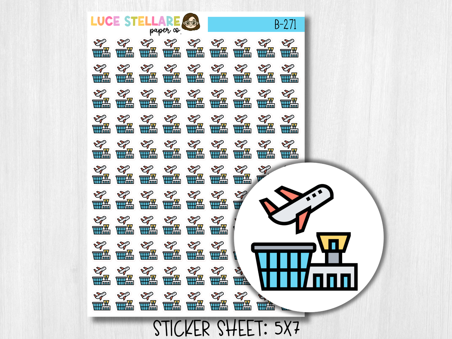 Airport Planner Stickers / B-271