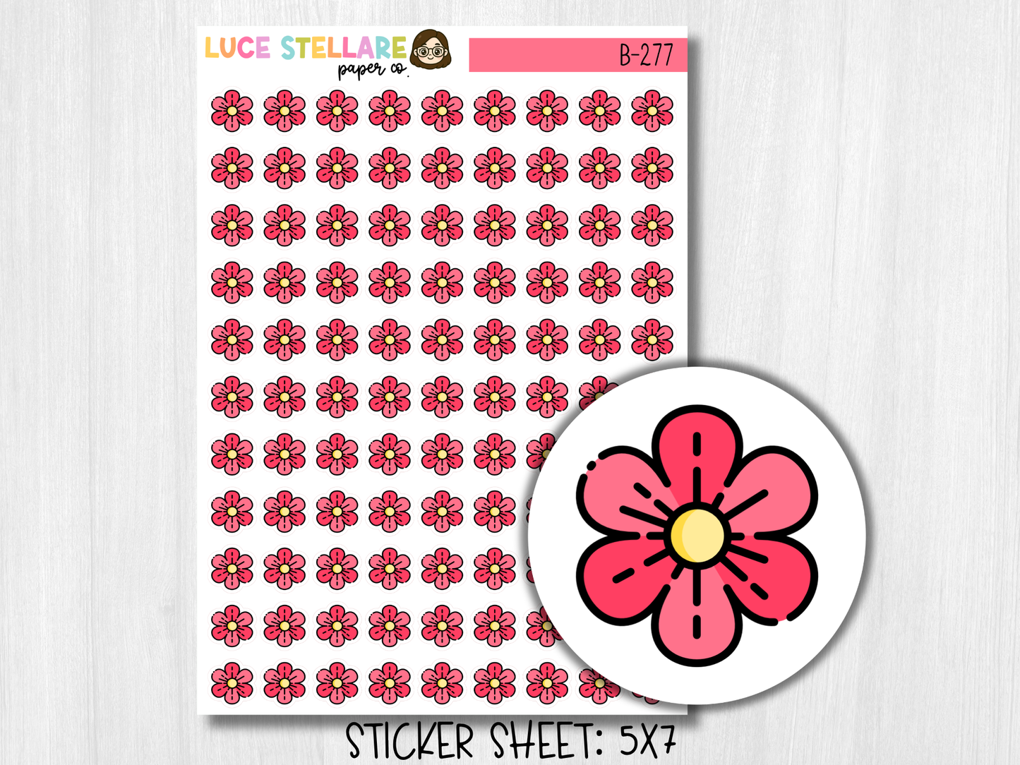 Period Tracker Planner Stickers / B-277