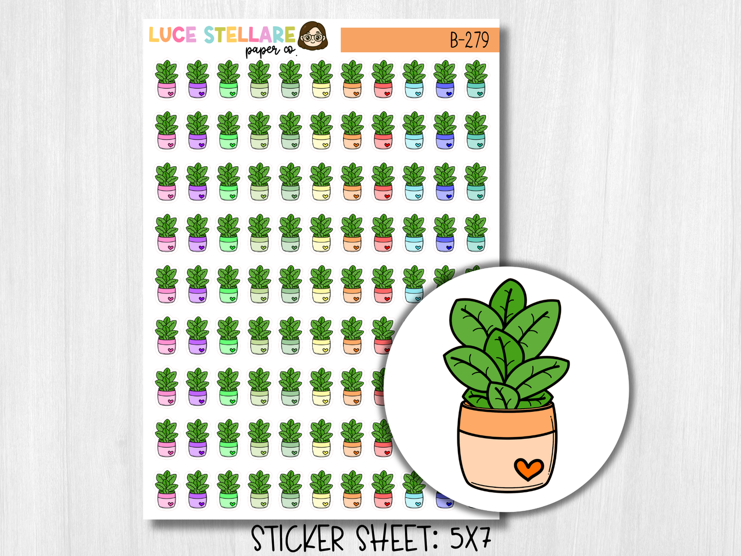 Plant Planner Stickers / B-279