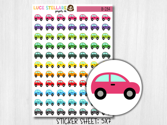 Cars Planner Stickers / B-284