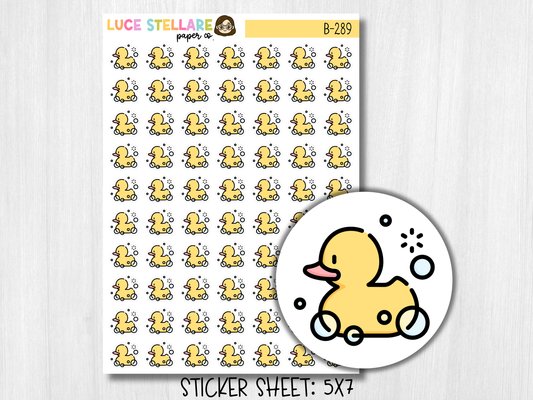 Rubber Duck Planner Stickers / B-289