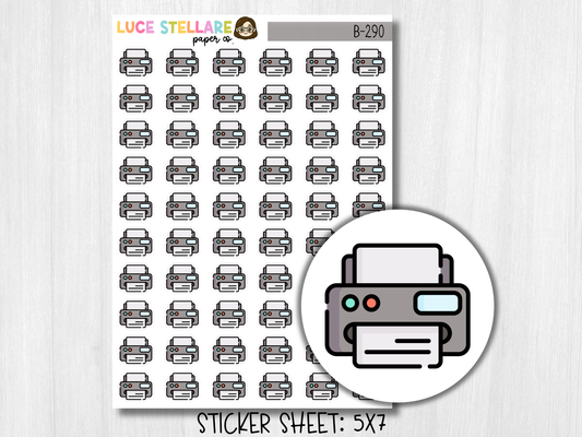Printer Planner Stickers / B-290