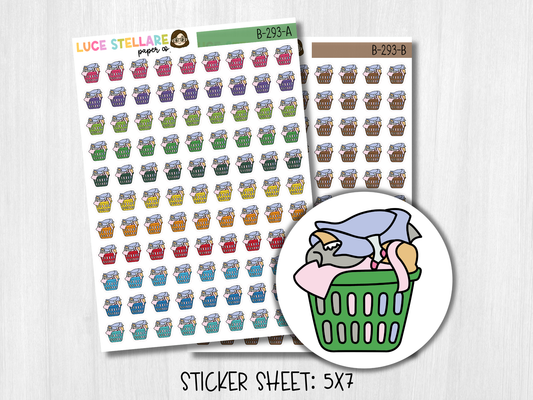 Laundry Planner Stickers / B-293