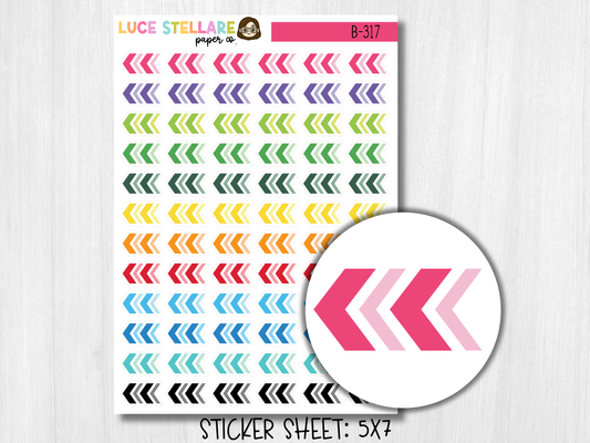 Arrow Planner Stickers / B-317