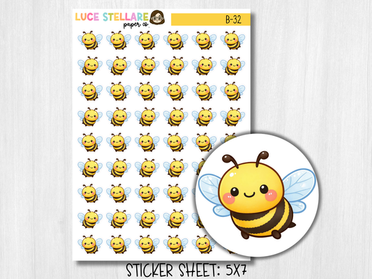 Bumble Bee Planner Stickers / B-32