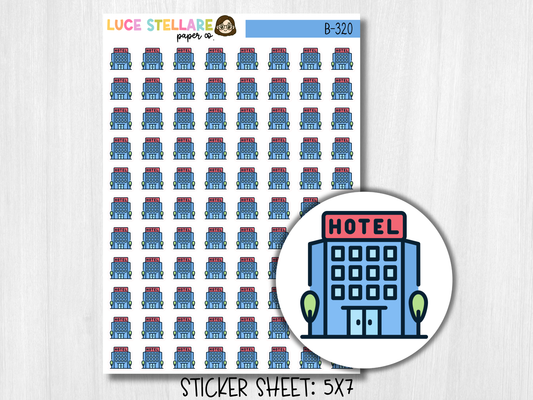 Hotel Planner Stickers / B-320