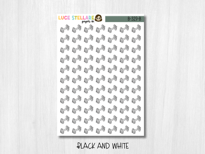 Dumbbells Planner Stickers /B-329