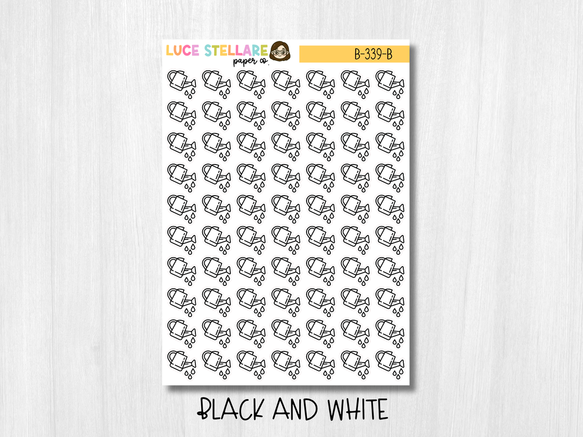 Watering Can Icon Planner Stickers /B-339