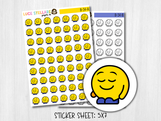 Emoji Icon Planner Stickers / B-34