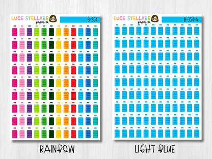 Water Bottle Planner Stickers / B-354