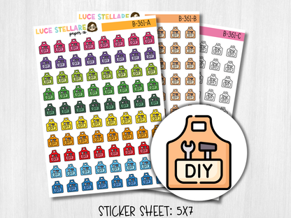 DIY Project Icon Planner Stickers / B-361