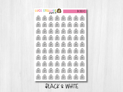 DIY Project Icon Planner Stickers / B-361