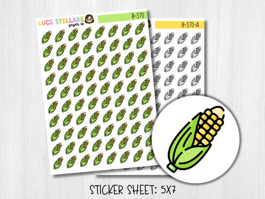 Corn Icon Planner Stickers / B-370