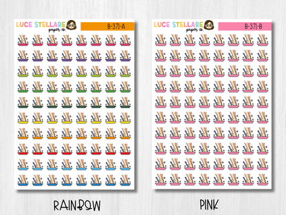 Pedicure Icon Planner Stickers / B-371