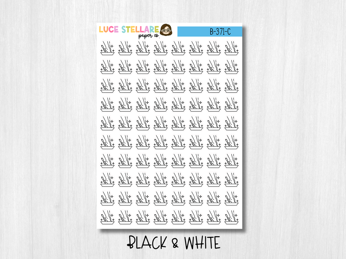 Pedicure Icon Planner Stickers / B-371