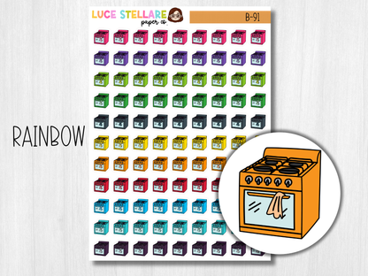 Stove Planner Stickers / B-91