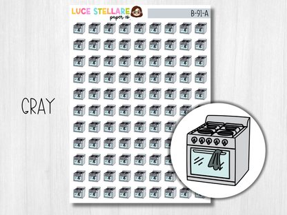 Stove Planner Stickers / B-91