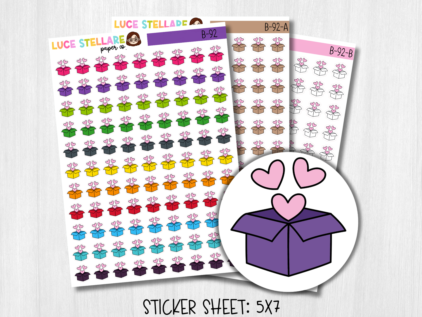 Happy Mail Planner Stickers / Order Tracker  Stickers / B-92
