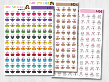 Happy Mail Planner Stickers / Order Tracker  Stickers / B-92