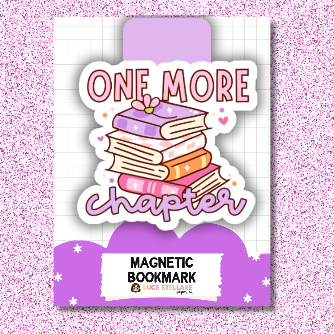 Magnetic Bookmark - One More Chapter