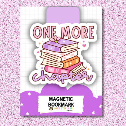 Magnetic Bookmark - One More Chapter