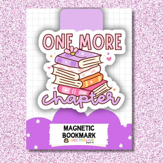 Magnetic Bookmark - One More Chapter