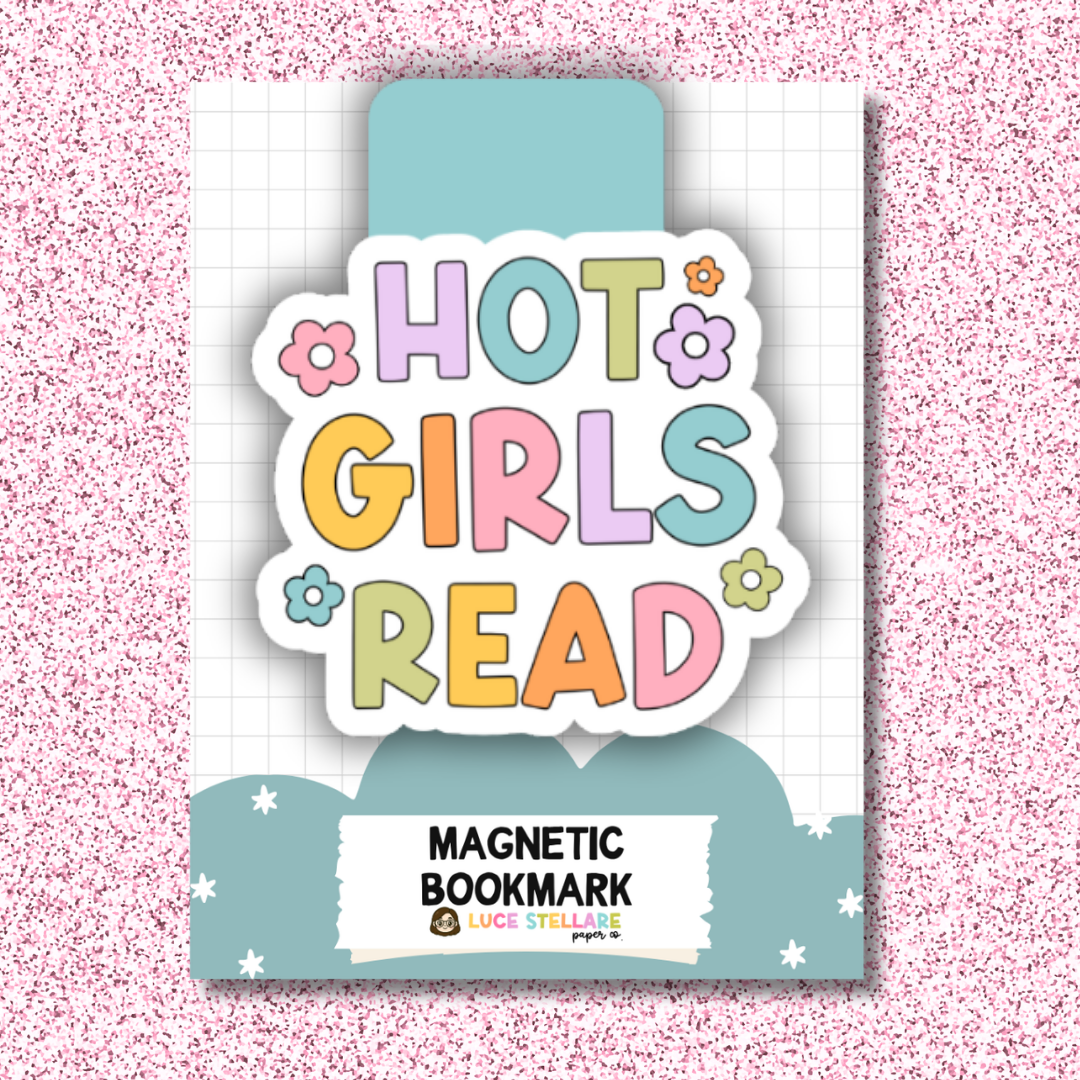 Magnetic Bookmark - Hot Girls Read