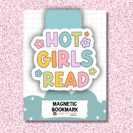 Magnetic Bookmark - Hot Girls Read