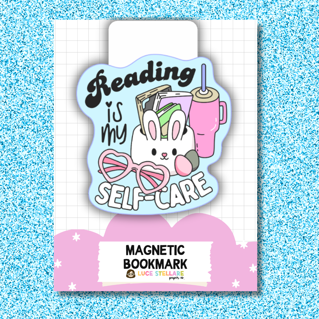 Magnetic Bookmark - Reading Is My Self-Care