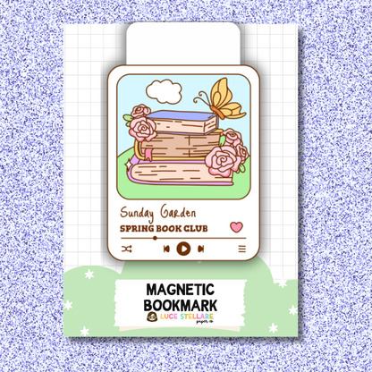 Magnetic Bookmark - Spring Book Club