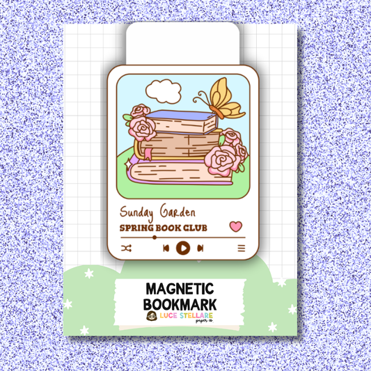 Magnetic Bookmark - Spring Book Club