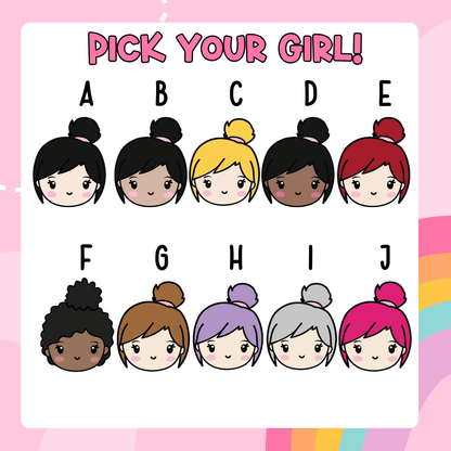 Coffee Girl Stickers / L-01