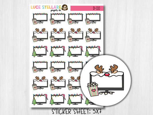 Christmas Movies  Planner Stickers / D-110